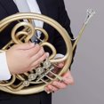 thumbnail image 2 of Yazoeia French Horn Trumpet Shofar Horn Professonal Trombone Brass Fittings Trumpet Accessories Brass Instruments Horn Replacement Horn Part 5c CJC912-193891, 2 of 9