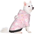 thumbnail image 2 of Fotbe Easter Cute Rabbit Sudadera con Estampado para Perros Pequeños – Suéter con Capucha para Mascotas, Tela Suave de Forro Polar con Bolsillo-Medium, 2 of 7