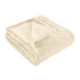 thumbnail image 3 of Superior Super Soft Plush Fleece Blanket 96" x 110", Bed & Couch Blankets, California King, Ivory, 3 of 10