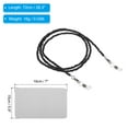 thumbnail image 2 of Uxcell Eyeglass Chains for Women, 2Pcs Stylish Glasses Chain Sunglass Beaded String, Black, 2 of 5