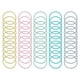 thumbnail image 1 of 50 Piezas de Cuerdas para el Cabello con Patrón Espiral para Mujeres y Niñas en Verde, Amarillo, Azul y Púrpura, 1 of 3