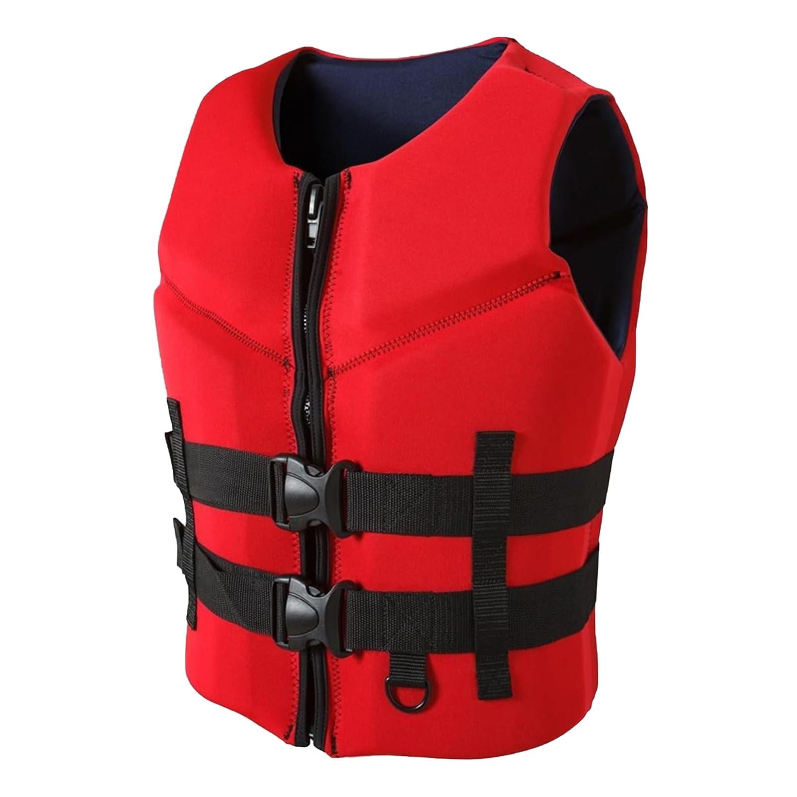 Baoblaze Men Women Zipper Summer Swim Vest for Boating Water Sports Sailing 3XL