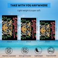 thumbnail image 5 of GZHJMY Beach Towel for Women Girls, Tiger Design Vector Bath Towel, Oversized Lightweight Sport Towel, 31x63 Inch, 5 of 7