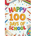 thumbnail image 3 of Colorful Design Happy 100 Days of School Banner Educational Milestone Celebration for Classroom Decoration School Events Kids Party, 3 of 7