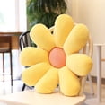 thumbnail image 2 of Visland Daisy Flower Shaped Floor Pillow, Flower Plush Seating Cushion Oversized Throw Cushion for Reading, Bed Room, Watching TV, 2 of 8