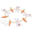 thumbnail image 1 of Guirnalda de zanahoria de conejito de Pascua, decoración de primavera, suministros para fiestas en casa, regalos para fiestas de Pascua, 1 of 10