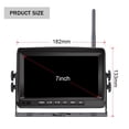 thumbnail image 7 of 7 Inch Wireless Car Monitor Truck Screen IR Night Vision Reverse Backup Wifi Camera Parking System Display For Car ,Easy to Operate, 7 of 7