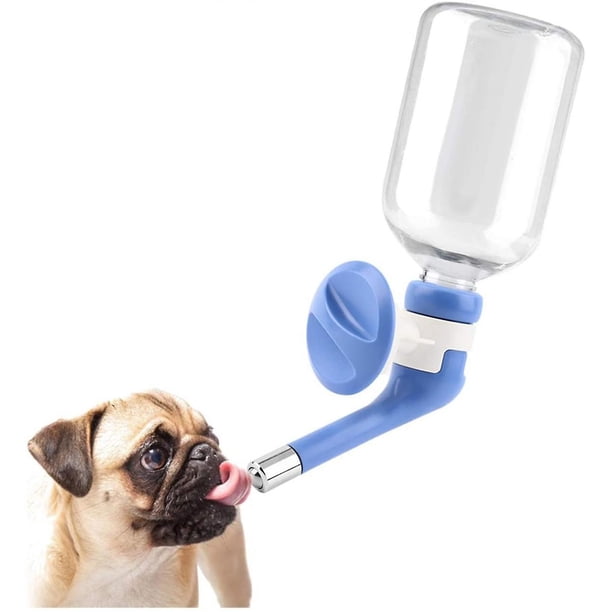 Dispensador de agua para perros sin goteo Botella para perros Perrera Jaula Dispensador de agua Bebedero de agua Hervidor para mascotas Se puede subir y bajar Jaula de alimentación de agua potable Kuyhfg Sin marca