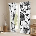 thumbnail image 3 of Homewish Gothic Skeleton Curtains Pack of 2 (42x84 Each),Spooky Skull Curtains Blackout,Boho Butterfly Mushroom Bedroom Curtains For Boys Girls,Luxury Bedroom Decor, 3 of 6