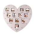 thumbnail image 3 of Rongfmy Heart Shape Baby First Year Frame for Party Decorations Birthday Newborn Pink, 3 of 9