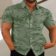 thumbnail image 1 of Men‘s Hawaiian Shirt Vacation Beach Shirts Aloha Shirts, 1 of 5