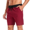 thumbnail image 3 of Kakii Men's Quick-Dry Swim Trunks, Board Shorts with Multiple Pockets & Drawstring Waist, Water & Beach Shorts, 3 of 6