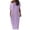 Purple, variant on Admvng Womens Plus Size Maxi Dress Casual T-Shirt Dress Summer Loungewear Home Dress