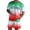 Green@GC@, variant on CONZONE Italy Day Men's 2 Pieces Outfits Gradient Color Short Sleeve T-Shirts Shorts Set for Men Breathable Summer Tracksuit