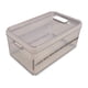 thumbnail image 4 of Compartimento de almacenamiento de armario plegable con tapa para ropa Caja organizadora de ropa grande, 4 of 8