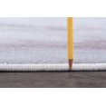 thumbnail image 3 of Contemporary 20x30 Area Rug (1'8'' x 2'6'') Solid Taupe, White Living Room Easy to Clean, 3 of 5