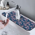 thumbnail image 7 of Vsdgher Lilies Flowers Kitchen Sink Splash Guard Faucet Mat -1 PC Super Absorbent Fast Drying Mat Sink Gadgets-Splash, Bathroom,Sink Mat,(15" X 5.5" ), 7 of 7
