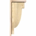 thumbnail image 3 of 6"W x 10"D x 22"H Alpine Rough Sawn Corbel w/Backplate, Douglas Fir, 3 of 9