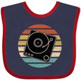 thumbnail image 3 of Inktastic Turn Table Record Player Retro Boys or Girls Baby Bib, 3 of 4