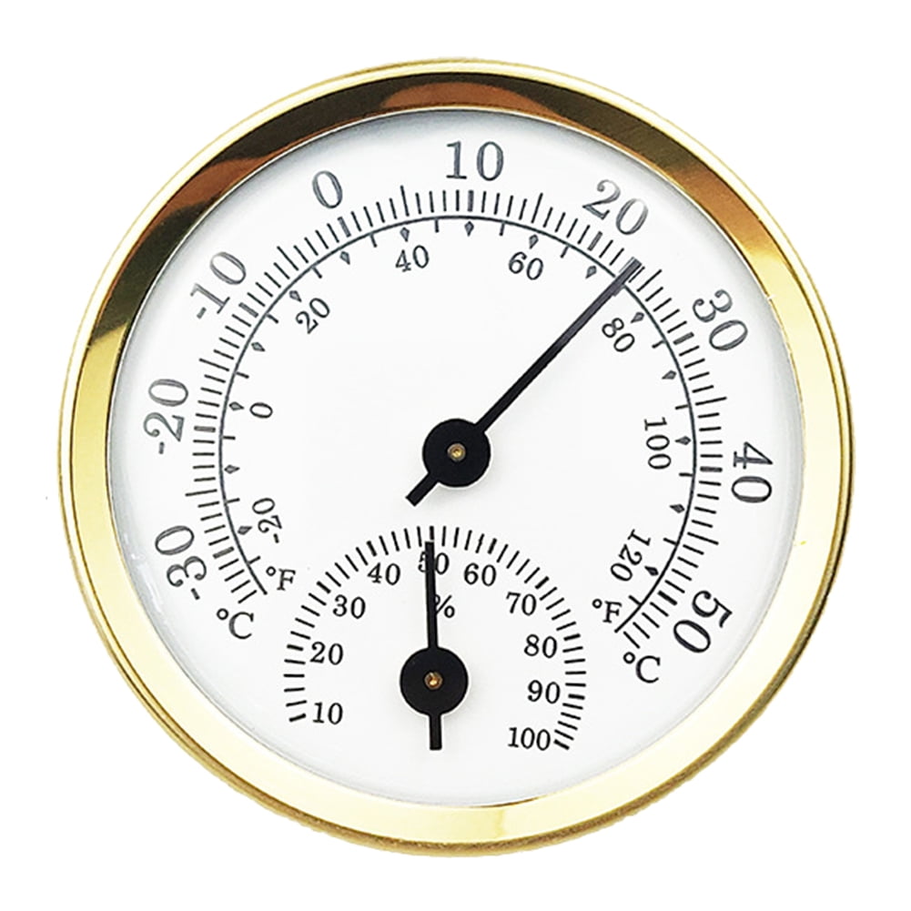 Mini Pointer Thermometer Hygrometer Room Humidity Temperature Meter Gauge 