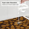 thumbnail image 6 of Kdxio Colorful Pineapple for Dish Drying Mat,24*18 inch Absorbent Dish Drainer Kitchen Counter,Large Size Dish Drying Pad for Countertops,Draining Racks, 6 of 9