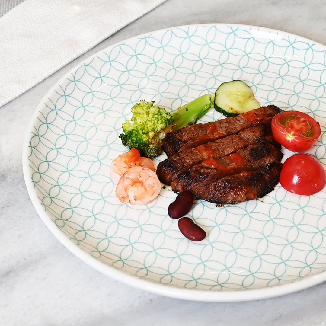 Mainstays Alessandra Mint 4-pack Stoneware Dinner Plate Set, 10.5"