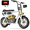 White, variant on 1200W Electric Scooter with Seat, Max 30Miles & 20Mph, 16" Fat Tire, Motorcycle Mini Bike with Basket for Adults Teens Pets & Cargo, UL 2272