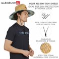 thumbnail image 4 of Sombrero Quiksilver de Paja con Ala Ancha Aqua Talla L/XL, 4 of 6