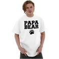thumbnail image 5 of Papa Bear Dad Father's Day Pawprint Men's Graphic T Shirt Tees Brisco Brands L, 5 of 5