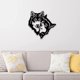 thumbnail image 3 of Arte de pared Vevor escultura de silueta de animal cabeza de lobo, 3 of 5
