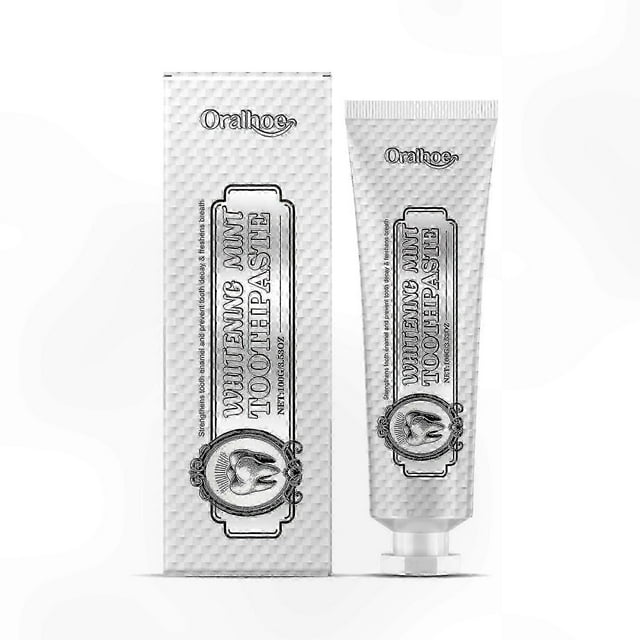 Whitening Toothpaste with Fresh Breath, Stain Removal, Enamel Care, and Oral Hygiene Benefits
