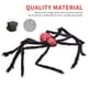 thumbnail image 5 of Araña Peluda De Halloween De 29.5 Pulgadas Con Ojos Rojos Cabeza De Calavera Araña De Felpa Decoración Pierna Ajustable Accesorios De Miedo Juguete Colgante Para Interior Y Exterior Advancent HA027547-03, 5 of 6