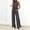 Dark Gray, variant on Two Piece Set for Women Summer Outfits Mock Neck Sleeveless Tank Top Wide Leg Pants Athletic Matching Sets Summer Vacation Travel Outfits Trendy Going Out Suits for Womens 2026 Camel L