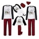 thumbnail image 2 of Pijamas familiares a juego de Navidad, conjunto de pijamas de tres Gnomies, pantalones a cuadros de Cristo, 2 of 3