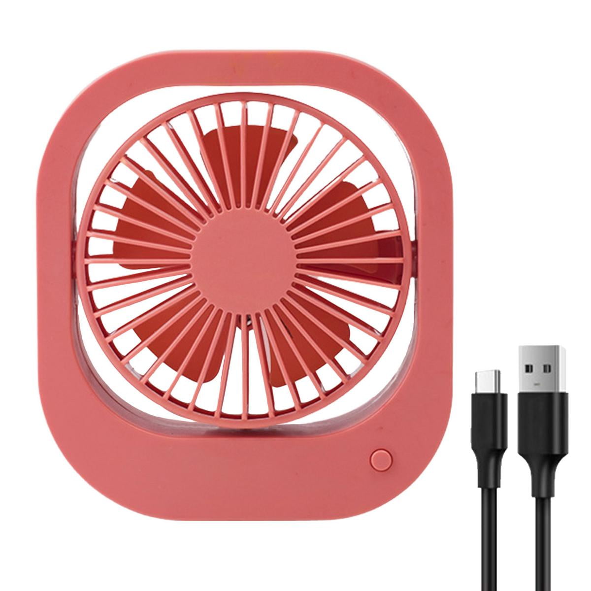Famure Mini USB Desk Fan 2 Speeds Portable Desktop Table Cooling Fan