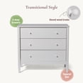thumbnail image 4 of Little Seeds Clover 3-Drawer Dresser, True White, 4 of 15