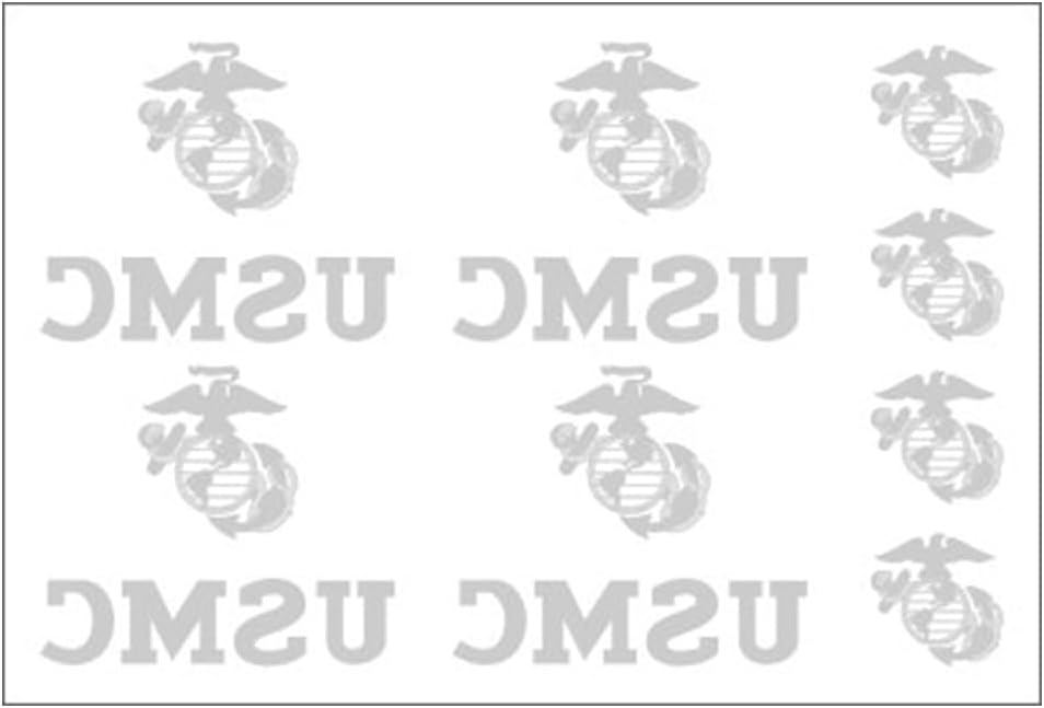 Marines Eagle, Globe, &  Heat Transfer Set, Multi-Color, 4 Sheets