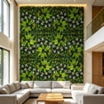 thumbnail image 4 of AUNVITO Artificial Green Plant Fence 3 x 3 ft, Simulation Hedge Privacy Screen, UV Protected Faux Foliage Panel, Easy Install Outdoor Barrier for Garden, Balcony and Yard, 4 of 6