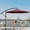 Burgundy, variant on HELLONE 10FT Cantilever Umbrella outdoor patio, Offset Patio Umbrella with Easy Lift & Tilt Adjustment, UV Protection Fade Resistant for Deck, Pool, Garden, Burgundy
