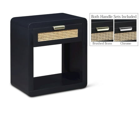 Meridian Furniture Langham Black Night Stand