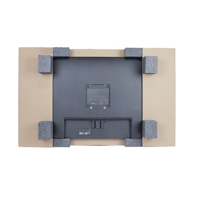 original monitor box with custom foam inserts for 24-inch and 32-inch monitors