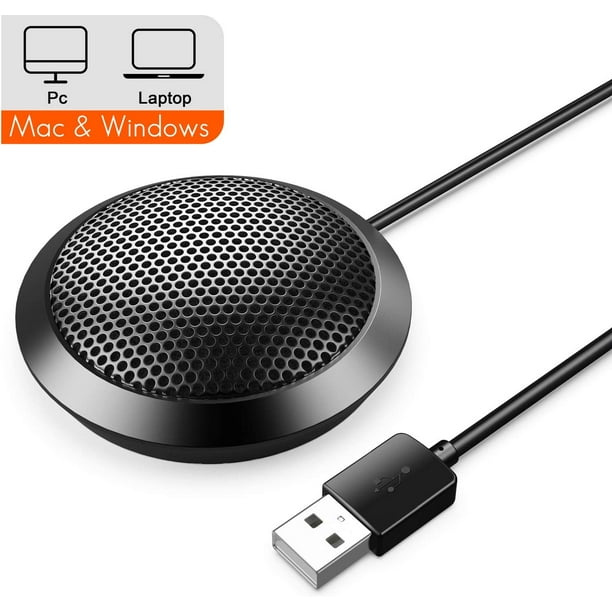 Conference Microphone Portable USB Computer Microphone 360
