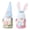 A, variant on Easter Gnomes Decorations for Indoor , 2 Pack Easter Decor Flocked Bunny Gnome Plush for Home