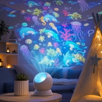 Kids Ocean Projector Night Light, Underwater World Sea Projection Lamp ...