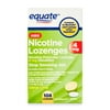 Equate Mini Nicotine Polacrilex Lozenge 4 mg, Citrus Flavor, 108 Count
