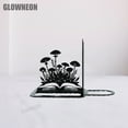 thumbnail image 3 of GLOWNEON Mushroom Metal Bookend Art, Decorative Book Ends for Shelf or Office Desk Decor, 3 of 4