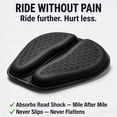 thumbnail image 2 of Gel Motorcycle Seat Cushion, 3D Honeycomb TPE, Shock Absorbing, Non-Slip Breathable, for Long Rides, 2 of 7