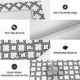 thumbnail image 6 of Black White Morocco Outdoor Rug for Patio/Deck/Porch, Non-Slip Large Area Rug 3 x 5 Ft, Modern Abstract Classic Geometric Indoor Outdoor Rugs Washable Area Rugs, Reversible Camping Rug Carpet Runner, 6 of 8