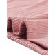 thumbnail image 5 of Blusas casuales de punto sólido de cuello redondo y manga corta para mujeres de tallas grandes Agnes Orinda 2X en color rosa, 5 of 6