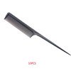 thumbnail image 4 of Pure Color Hair Comb Salon Brush Styling Hairdressing Rat Tail Plastic Comb Set With Thin And Long Handle, 4 of 6